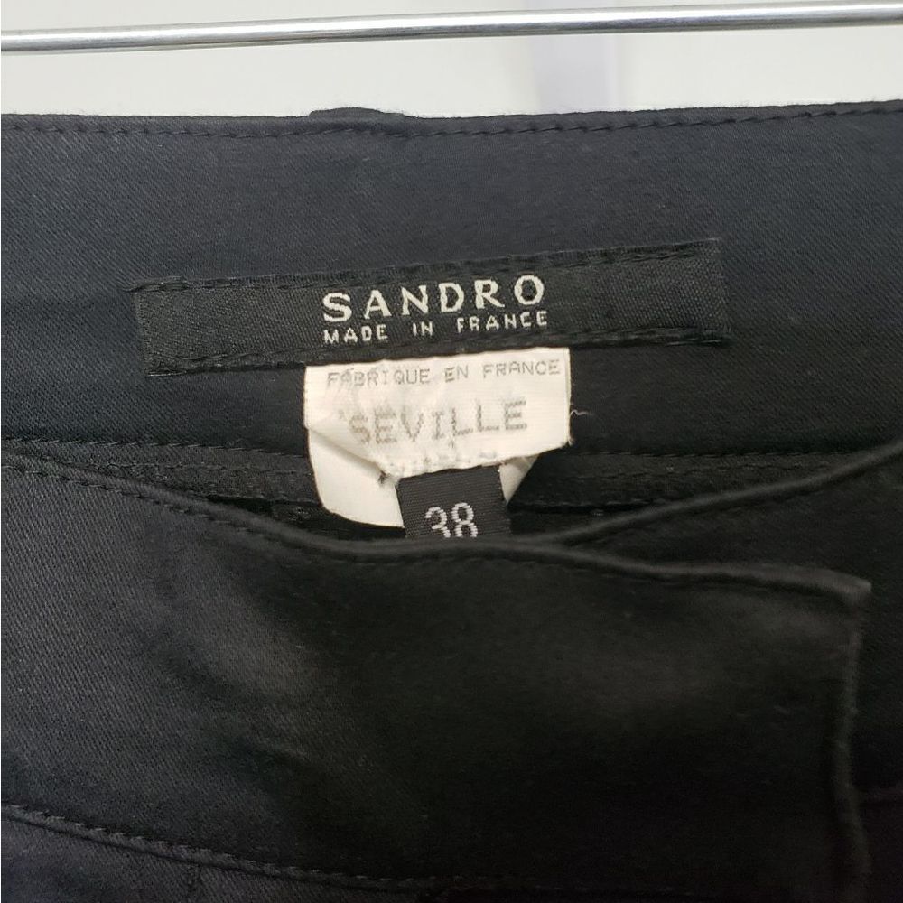 Sandro Seville Lace Panel Pants Size 38 - Picture 8 of 9